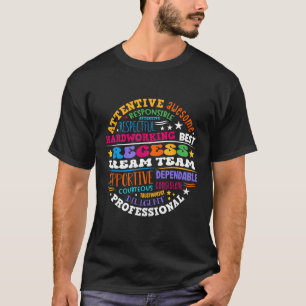 T-shirt Équipe de rêve de la récréation Enseignants Élèves