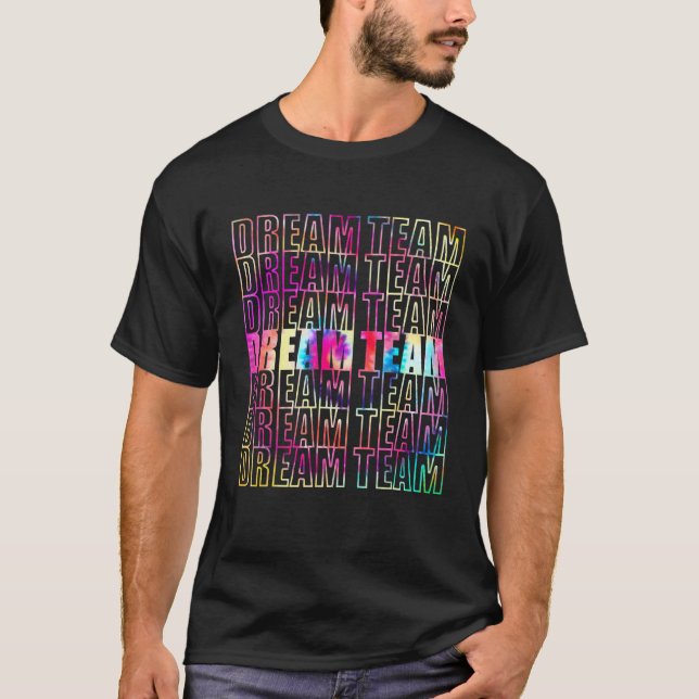 T-shirt Équipe de rêve de la rentrée des classes Enseignan (Devant)