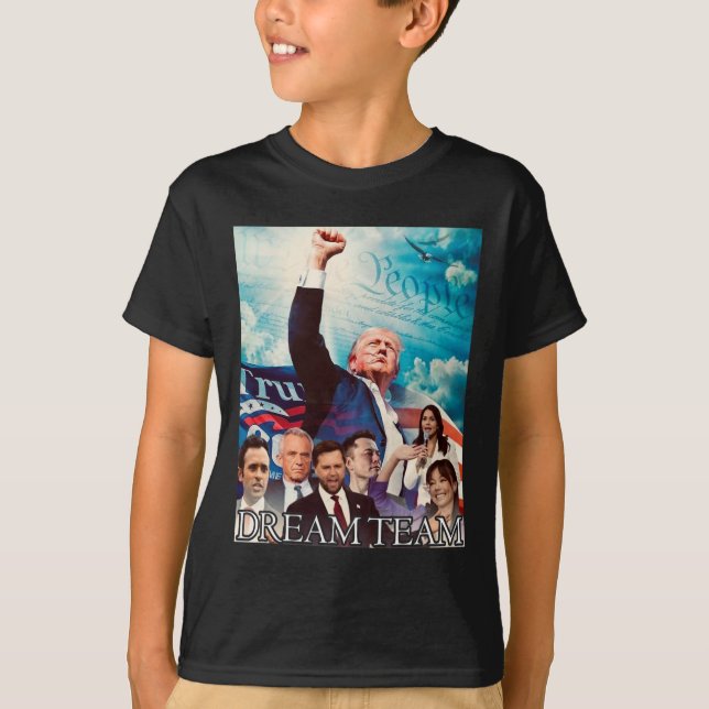 T-shirt Équipe de rêve de Trump 2024  (Devant)