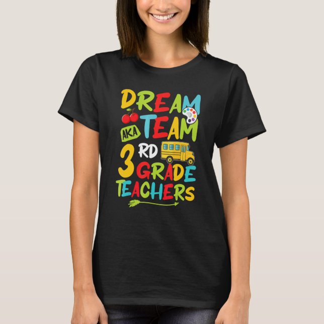 T-shirt Équipe de rêve également appelée Équipe des profes (Devant)