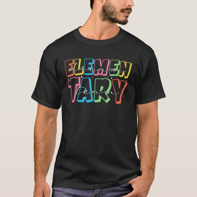 T-shirt Équipe de rêve élémentaire Professeur des écoles R (Devant)