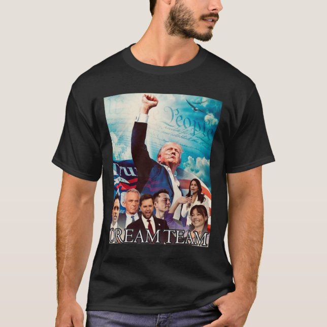 T-shirt Équipe de rêve Trump 2024 (Devant)