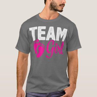 T-shirt Équipe de révélation de genre Fille rose
