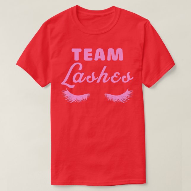 T-shirt Équipe de révélation de genre Lashes de filles (Design devant)