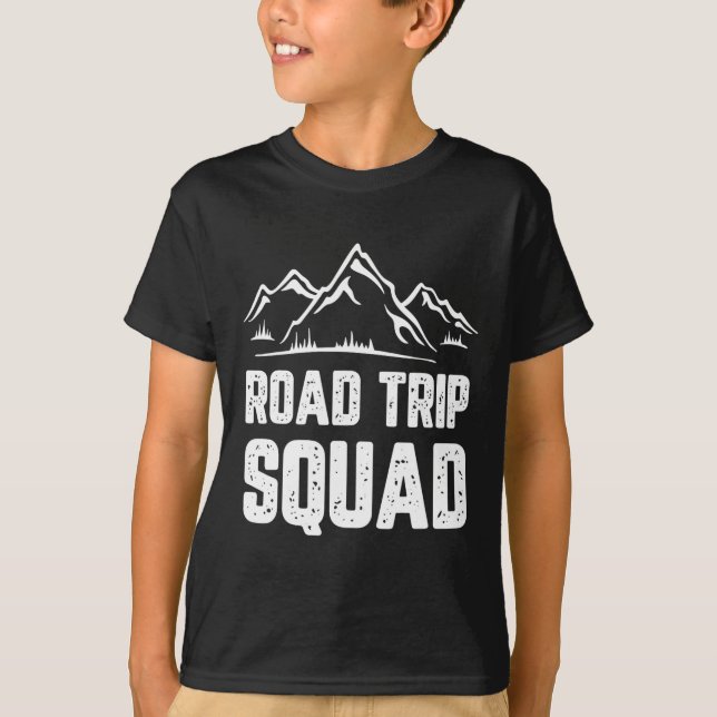 T-shirt Équipe de road-trip cadeau de vacances de camping  (Devant)