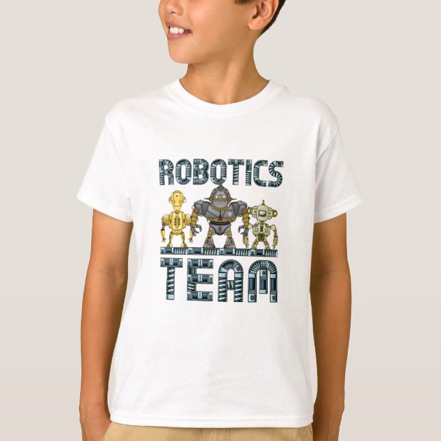 T-shirt Équipe de robotique (Devant)