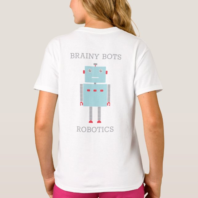 T-shirt Équipe de robotique Championnat de tournoi Équipe  (Dos)