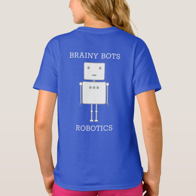 T-shirt Équipe de robotique Championnat de tournoi Équipe  (Dos)