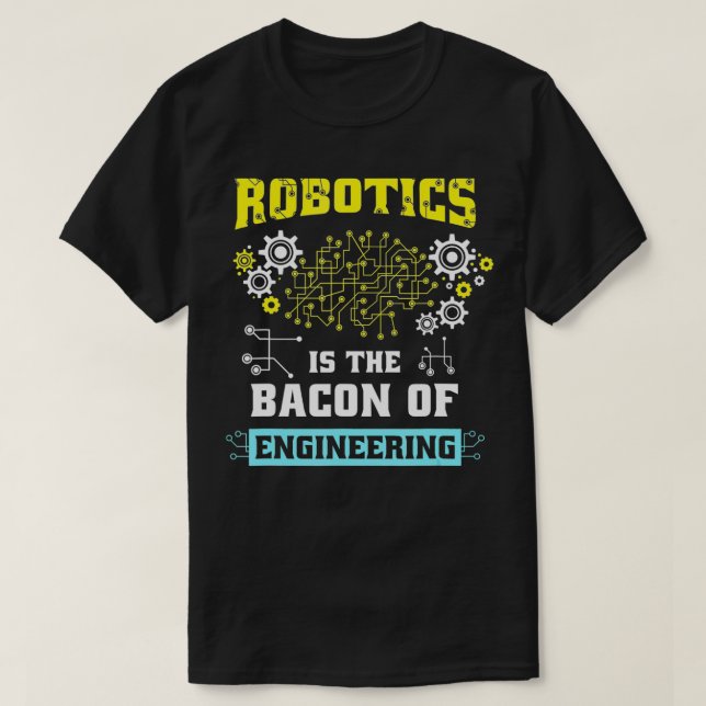 T-shirt Équipe de robotique cool pour un passionné d'ingén (Design devant)