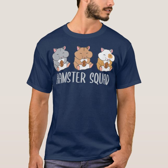 T-shirt Équipe de rongeurs de Hamster (Devant)