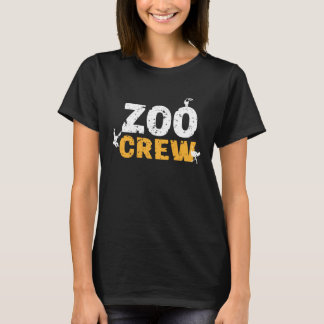 T-shirt Équipe de safari de l'équipe de zoologues du zoo p
