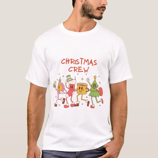 T-shirt Équipe de Santa Noël (Devant)