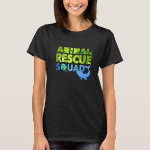 T-shirt Équipe de sauvetage des animaux Citation Bien-être