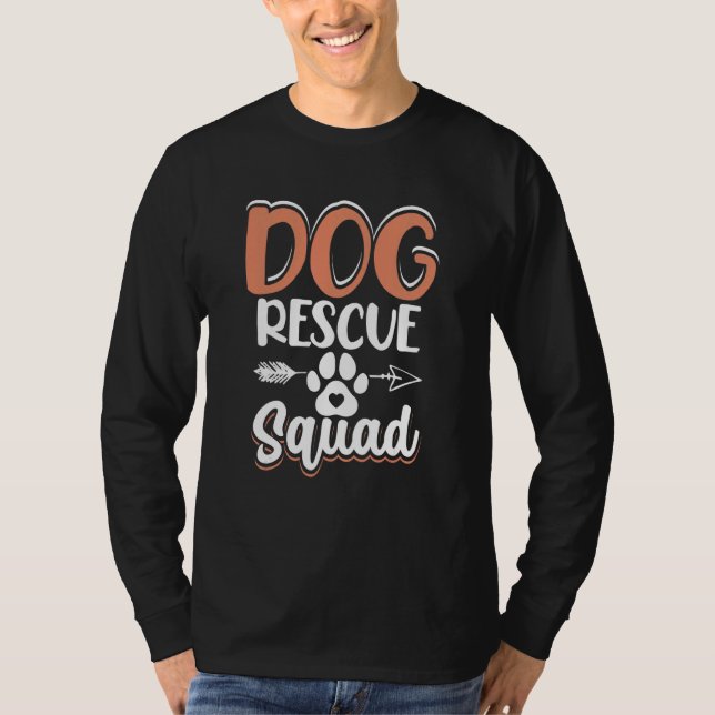 T-shirt Équipe de Secourt de chien (Devant)