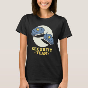 T-shirt Équipe de sécurité Emploi Videur Portier Garde