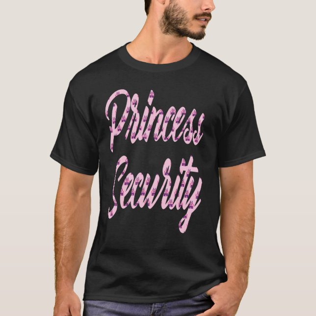 T-shirt Équipe de sécurité Princess Big Brother Faire-part (Devant)