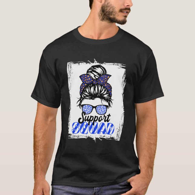 T-shirt Équipe De Sensibilisation I Me Cfs Myalgale Enceph (Devant)