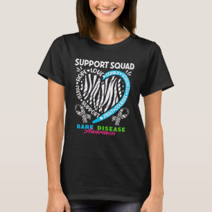 T-shirt Équipe de sensibilisation I Zebra Ribbon I Rare Di