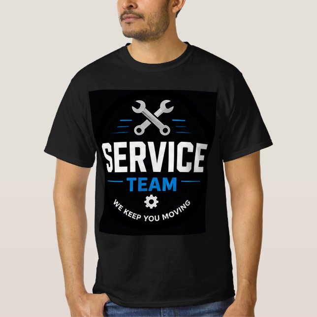 T-shirt 🛠️ Équipe de service Atelier de réparation automo (Devant)