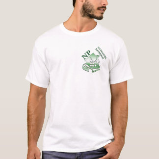 T-shirt Équipe de service de nettoyage à monogramme vert u