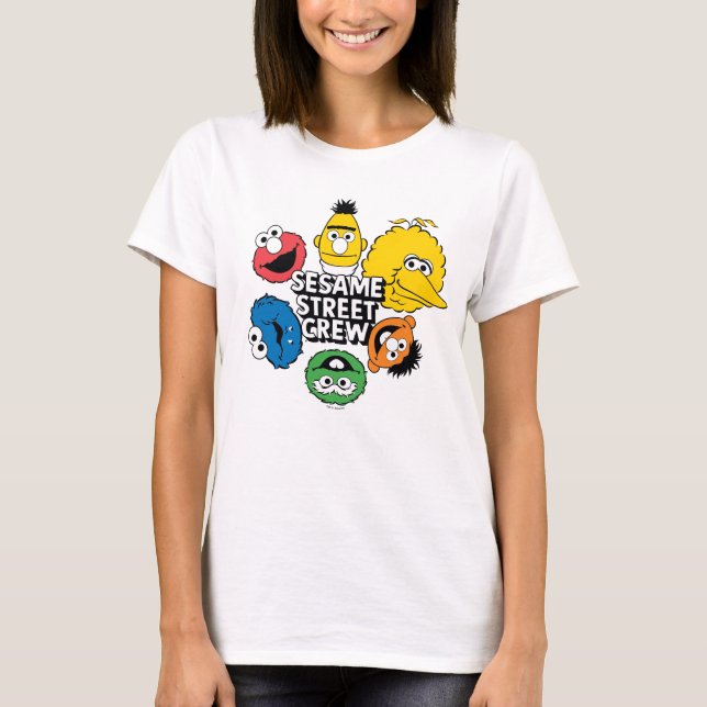 T-shirt Équipe de Sesame Street (Devant)