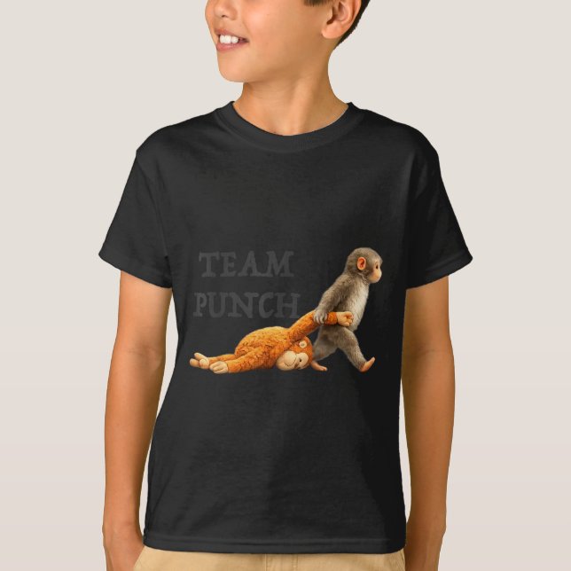 T-shirt Équipe de singe bébé frappe mème de singe drôle Bé (Devant)