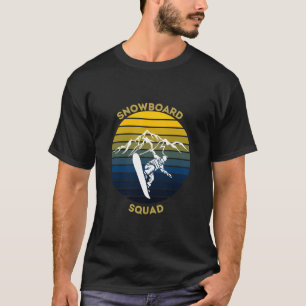 T-shirt Équipe de snowboard