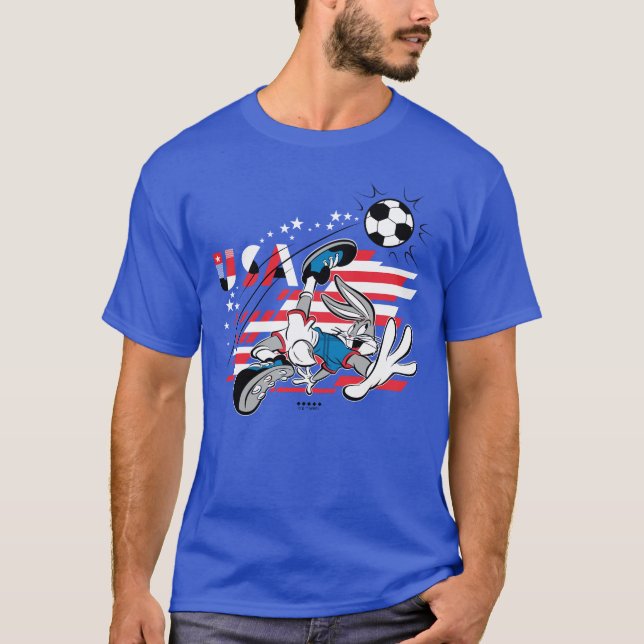 T-shirt Équipe de soccer USA de BUGS BUNNY™ Graphique (Devant)
