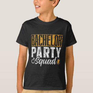 T-shirt Équipe de soirée de bachelorette mariée _1 