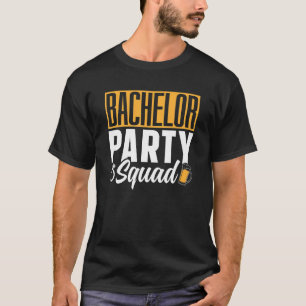 T-shirt Équipe de soirée d'enterrement de vie de garçon Ma