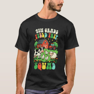 T-shirt Équipe de sortie scolaire de 4e année ambiance jou