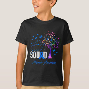 T-shirt Équipe De Soutien À La Sensibilisation À L'Alopéci