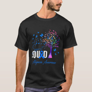 T-shirt Équipe De Soutien À La Sensibilisation À L'Alopéci