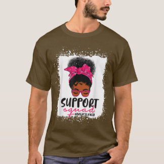 T-shirt Équipe de soutien à la sensibilisation au cancer d