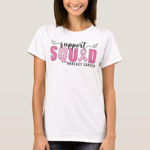 T-shirt Équipe de soutien au cancer du sein Cancer du sein