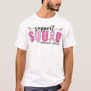 T-shirt Équipe de soutien au cancer du sein Survivante du 