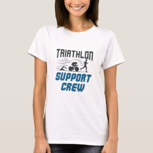 T-shirt Équipe de soutien au triathlon