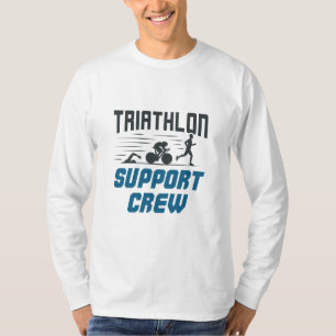 T-shirt Équipe de soutien au triathlon