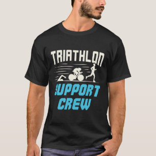 T-shirt Équipe de soutien au triathlon
