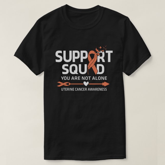 T-shirt Équipe de soutien aux guerriers Campagne de sensib (Design devant)