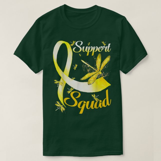 T-shirt Équipe de soutien aux guerriers Dragonfly Children (Design devant)