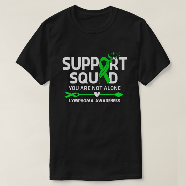 T-shirt Équipe de soutien aux guerriers Plumes de sensibil (Design devant)