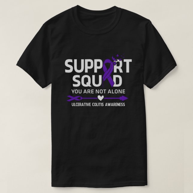 T-shirt Équipe de soutien aux guerriers Sensibilisation à  (Design devant)