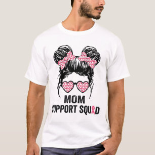 T-shirt Équipe de soutien aux mamans Bun Gles Sensibilisat