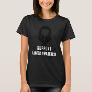 T-shirt Équipe de soutien contre le mélanome Ruban de sout