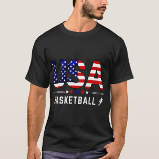 T-shirt Équipe de soutien de basket-ball des États-Unis Ba