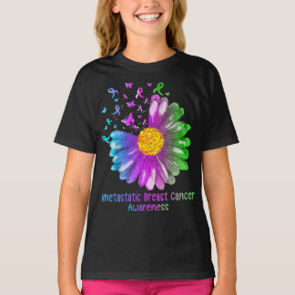 T-shirt Équipe de soutien de sensibilisation au cancer du 