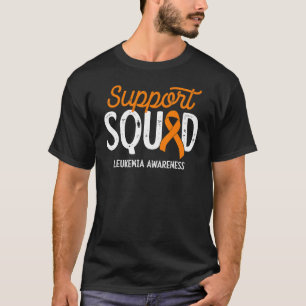 T-shirt Équipe de soutien des guerriers contre la leucémie