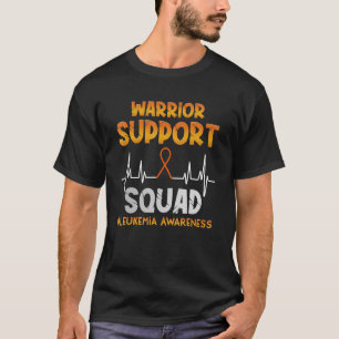 T-shirt Équipe De Soutien Des Guerriers De Sensibilisation