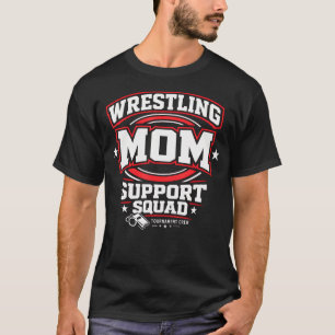 T-shirt Équipe de soutien des mamans de lutteurs